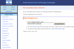 Israeli Science Website Scrubs Article Claiming Obama Birth Certificate Forgery