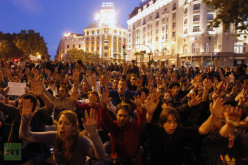 NO Banker Bailout! Thousands Flood Madrid Spain Demanding Government Resigns