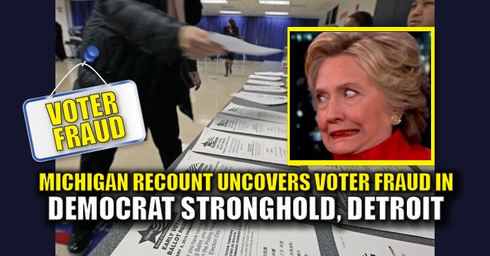 Michigan Recount Ends After Mass Voter Fraud Discovery